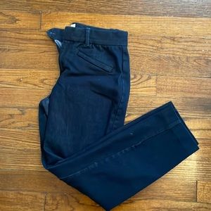 Stretchy Cropped Business-Casual Pants - Size 0 (Fits like 2/4), Dark Blue